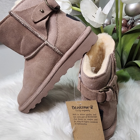 Bearpaw Betty Women's Suede Winter Boots size9 new - Picture 2 of 7